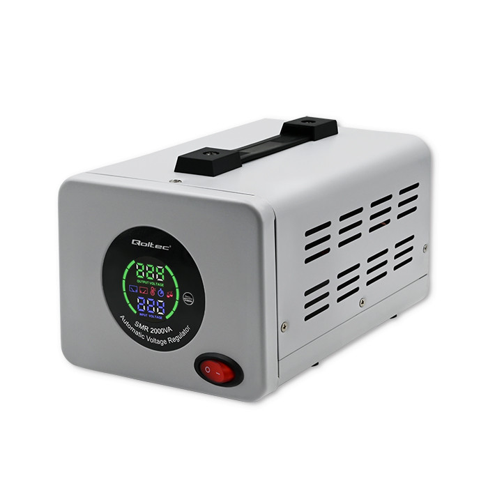 Qoltec Automatyczny stabilizator napięcia AVR PRO 2000VA 3% - zdjęcie 1