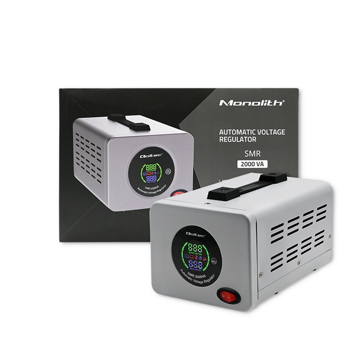Qoltec Automatyczny stabilizator napięcia AVR PRO 2000VA 3% - zdjęcie 5