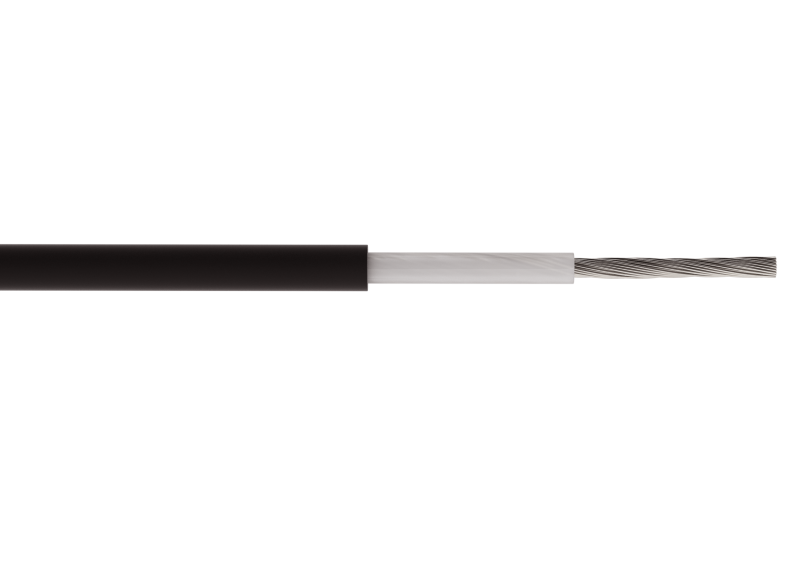 Kabel fotowoltaiczny H1Z2Z2-K 1x6,0 1/1kV SOLARCET CZARNY 100m - zdjęcie 1