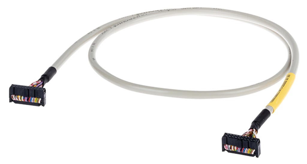 połączenie systemowe; do Schneider TSX; 16 x wejście/wyjście dwustanowe; długość 1 m; przekrój przewodu 0,14 mm² - zdjęcie 1