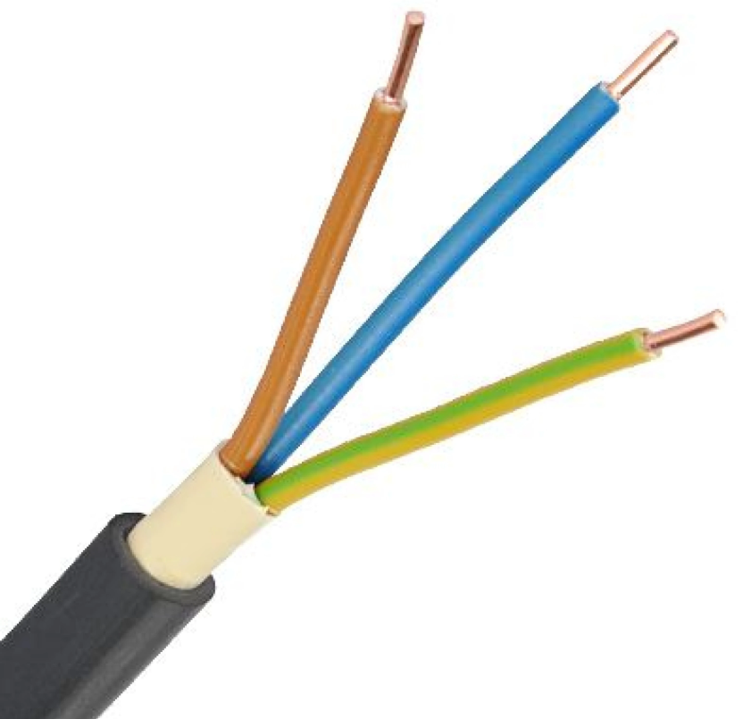 Kabel energetyczny YKY 3x2,5 żo 0,6/1kV /100m