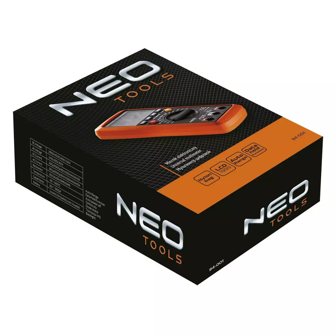 Miernik elektroniczny uniwersalny 94-001 NEO TOOLS - zdjęcie 6