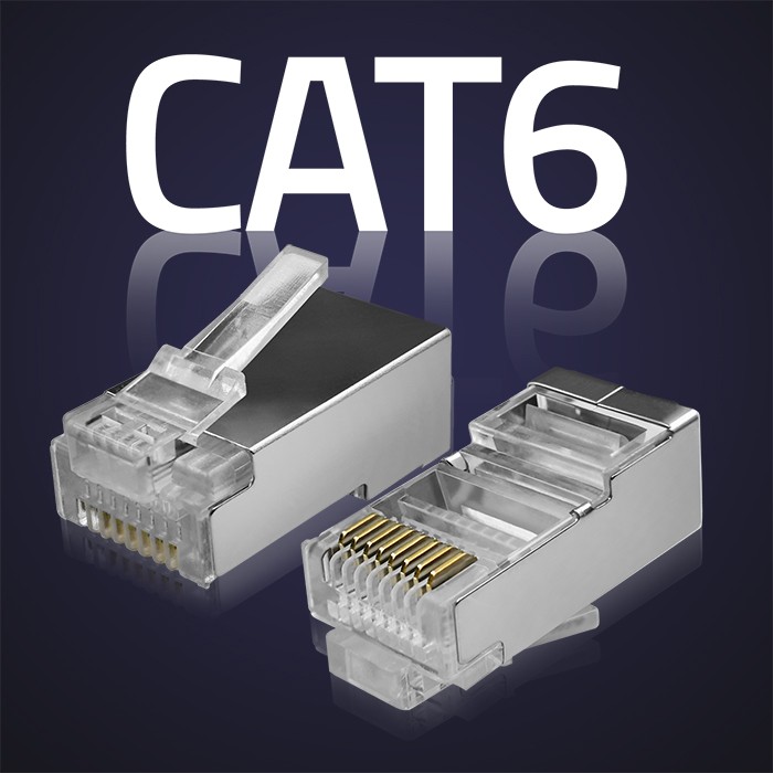 Qoltec Wtyk złącze modularne RJ45 | CAT6 | FTP | Pozłacane styki | 100 sztuk - zdjęcie 3