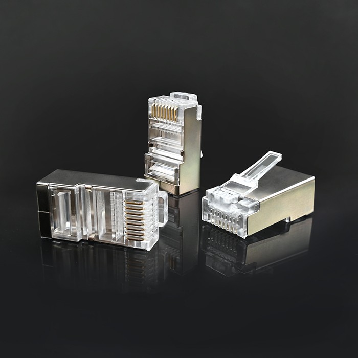 Qoltec Wtyk złącze modularne RJ45 | CAT6 | FTP | Pozłacane styki | 100 sztuk - zdjęcie 4