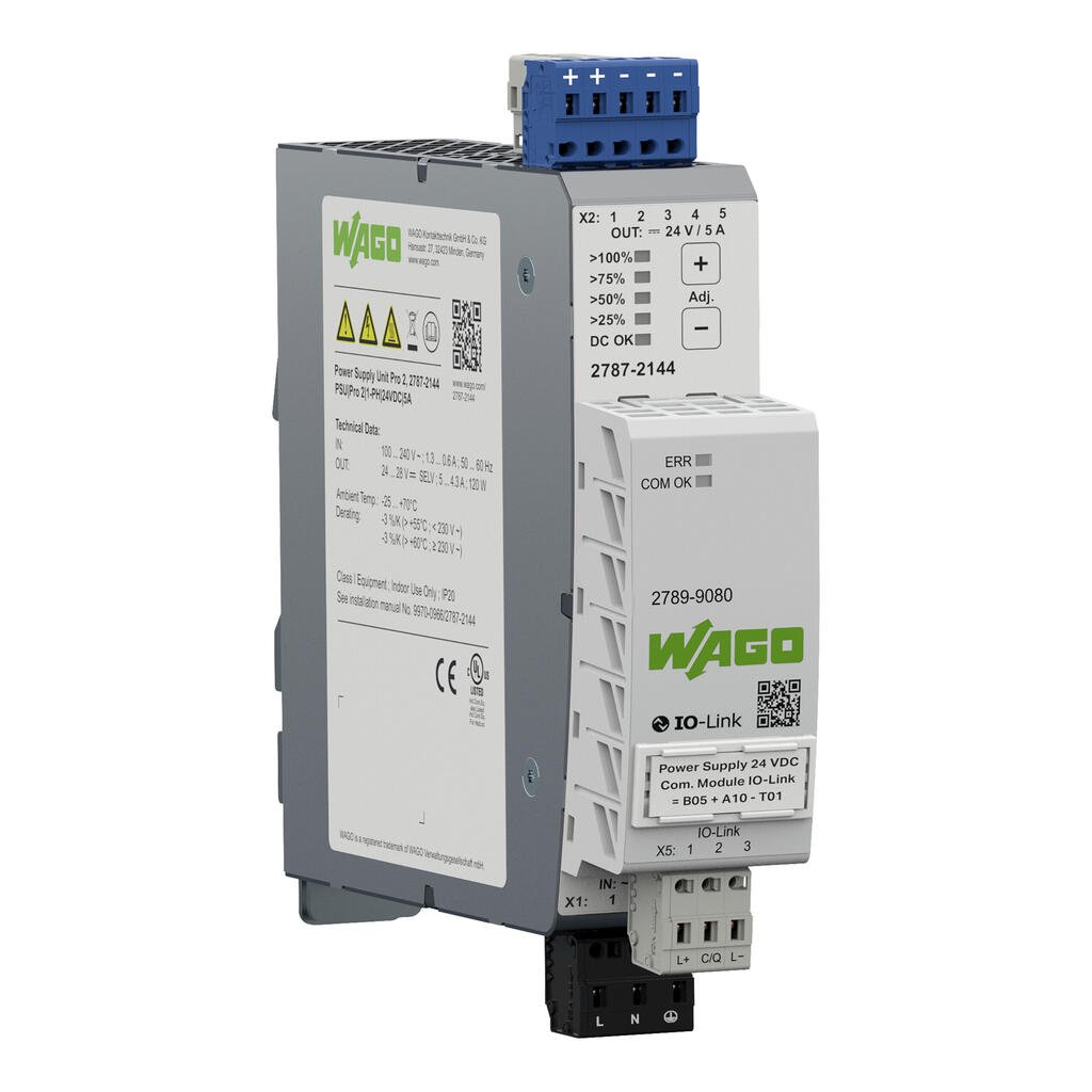 zasilacz; Pro 2; 1-faz.; napięcie wyjściowe 24 V DC; prąd wyjściowy 5 A; TopBoost + PowerBoost; z możliwością komunikacji - zdjęcie 2