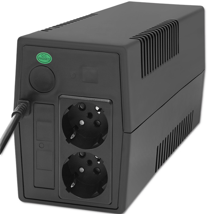 Qoltec Zasilacz awaryjny UPS Line Interactive | Monolith | 1000VA | 600W - zdjęcie 2