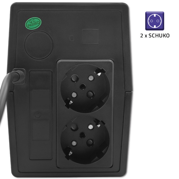 Qoltec Zasilacz awaryjny UPS Line Interactive | Monolith | 1000VA | 600W - zdjęcie 4