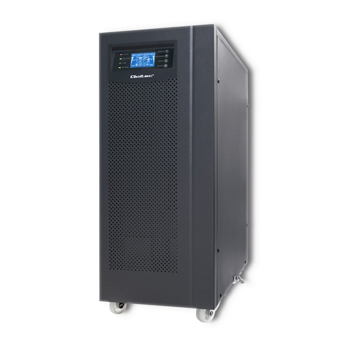 Qoltec Zasilacz awaryjny UPS On-line | Pure Sine Wave | 10kVA | 8kW | LCD | USB - zdjęcie 1