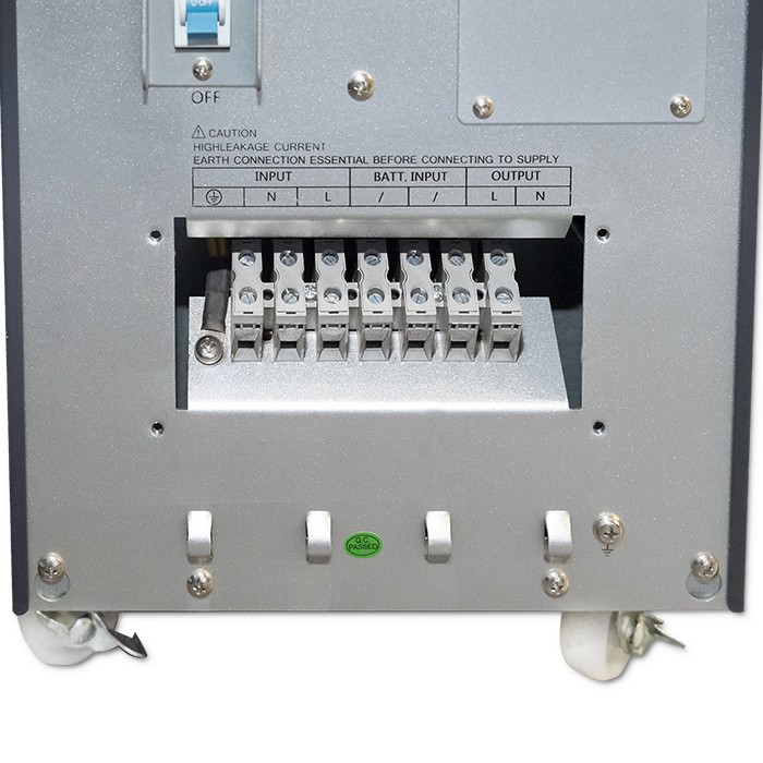 Qoltec Zasilacz awaryjny UPS On-line | Pure Sine Wave | 10kVA | 8kW | LCD | USB - zdjęcie 10