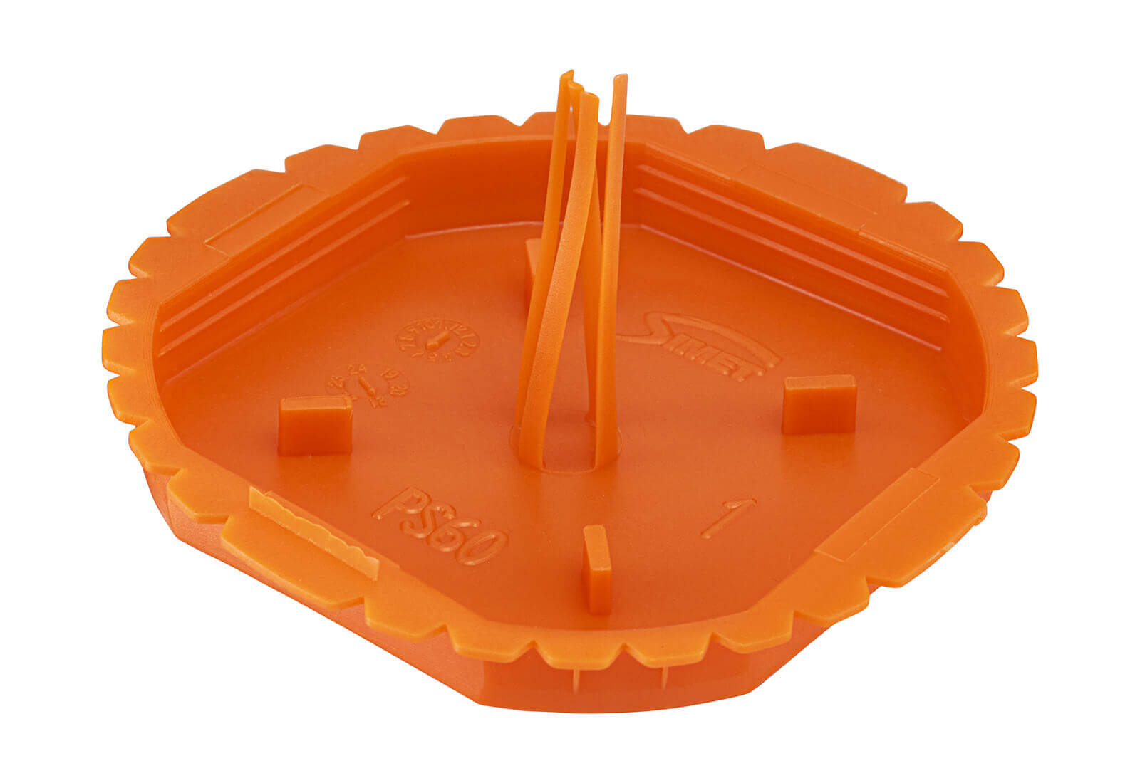 PS60 pomarańczowy - Pokrywa sygnalizacyjna – do puszek podtynkowych 60 mm
