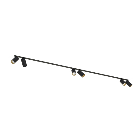Lampa podtynkowa MONO SURFACE VI CZARNY