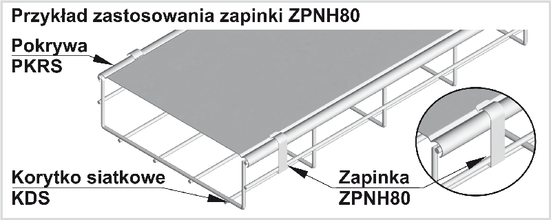 Pokrywa korytka siatkowego PKJS150/3 - 3000x150x0.5-1 mm - zdjęcie 3