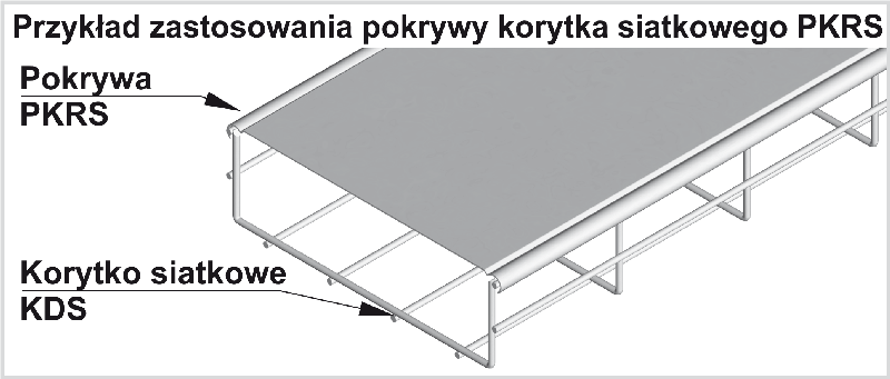Pokrywa korytka siatkowego PKJS150/3 - 3000x150x0.5-1 mm - zdjęcie 4