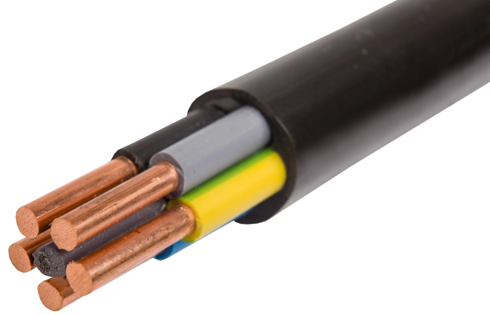 Kabel energetyczny YKY 5x1,5 żo 0,6/1kV /100m/ - zdjęcie 1