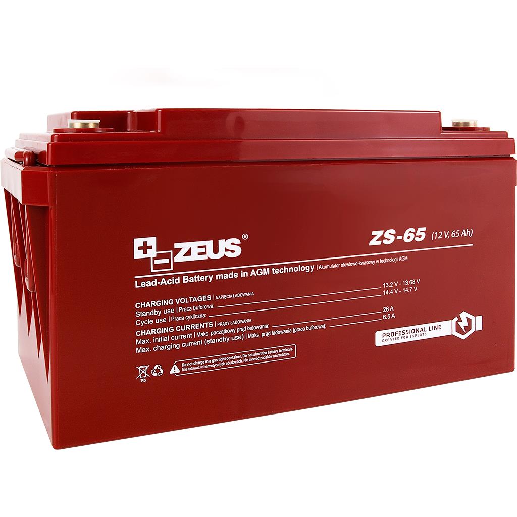 Akumulator bezobsługowy 65Ah/12V