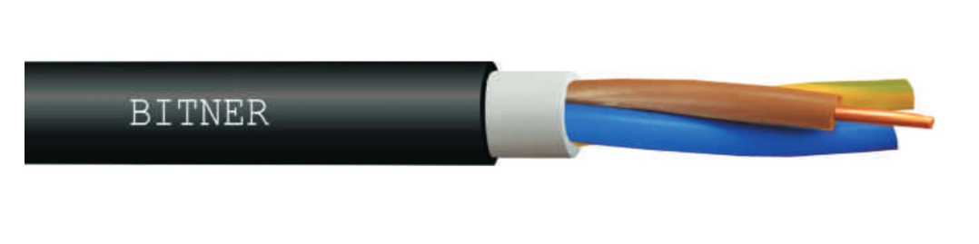 Kabel energetyczny bezhalogenowy N2XH‑J 5x6 0,6/1kV B61650 - 100m