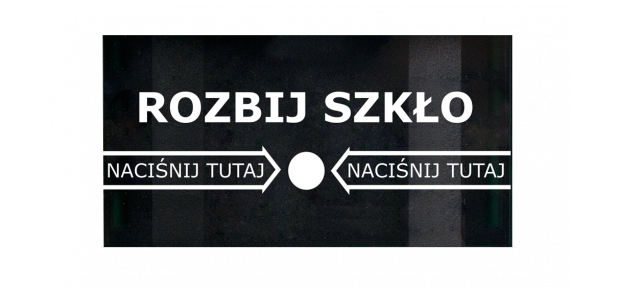 Szybka do przycisku wyjścia ewakuacyjnego KDH-EXIT1020-PGLASS