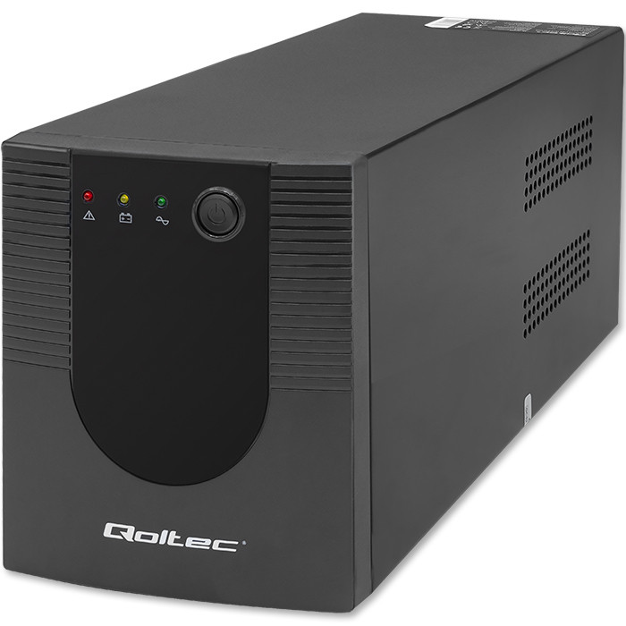 Qoltec Zasilacz awaryjny UPS Line Interactive | Monolith | 2000VA | 1200W | USB | RJ45 - zdjęcie 1