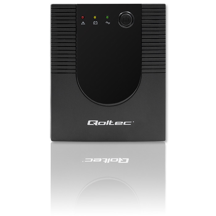 Qoltec Zasilacz awaryjny UPS Line Interactive | Monolith | 2000VA | 1200W | USB | RJ45 - zdjęcie 5