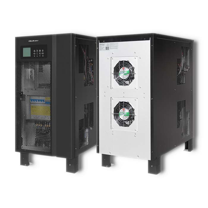 Qoltec Zasilacz awaryjny UPS 3-fazowy | 10kVA | 8kW | LCD - zdjęcie 9