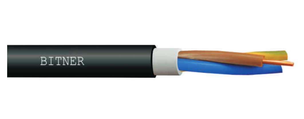 Kabel energetyczny bezhalogenowy N2XH‑J 3x1,5 0,6/1kV B61623 - 100m