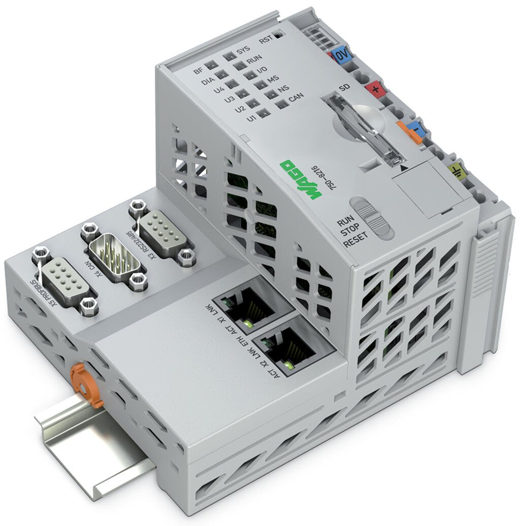 Sterownik PFC200; 2. generacja; 2 x ETHERNET, RS-232/-485, CAN, CANopen, PROFIBUS slave - zdjęcie 1