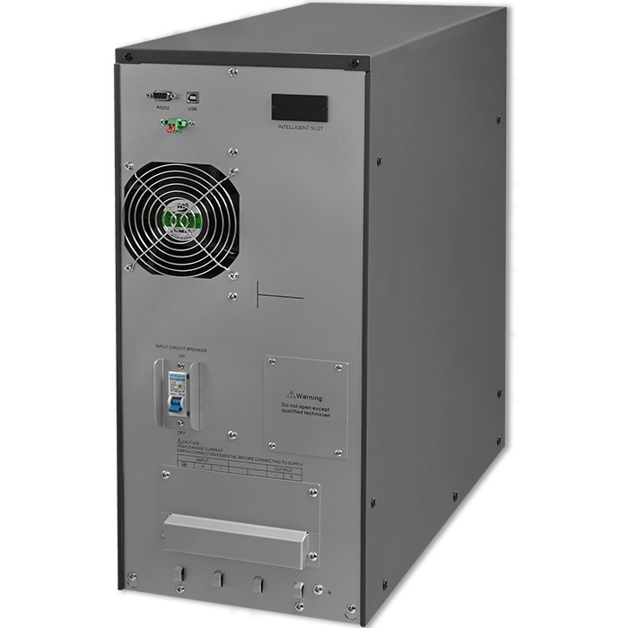 Qoltec Zasilacz awaryjny UPS On-line | Pure Sine Wave | 6kVA | 4.8kW | LCD | USB - zdjęcie 2