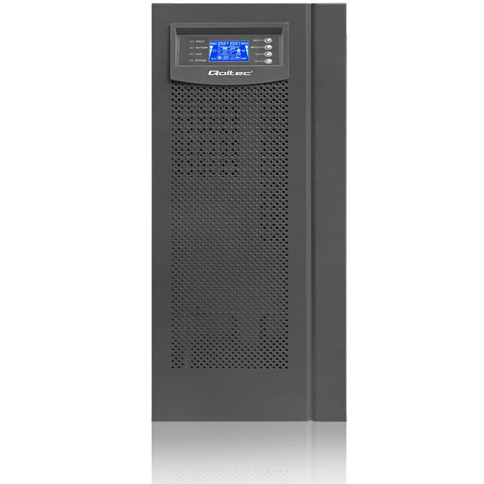 Qoltec Zasilacz awaryjny UPS On-line | Pure Sine Wave | 6kVA | 4.8kW | LCD | USB - zdjęcie 7