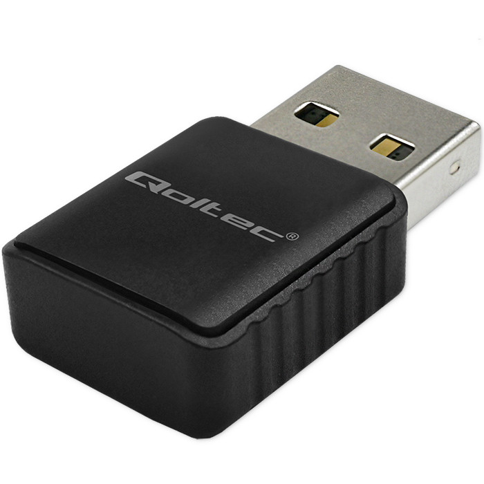 Qoltec Bezprzewodowy Ultra szybki DUAL mini WiFi adapter 2 x 2dBi | Standard AC | USB 3.0 | 1300Mbps - zdjęcie 7