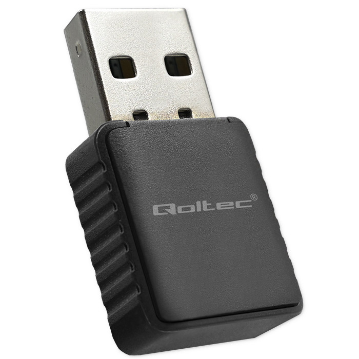 Qoltec Bezprzewodowy Ultra szybki DUAL mini WiFi adapter 2 x 2dBi | Standard AC | USB 3.0 | 1300Mbps - zdjęcie 8