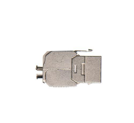Wkład gniazda komputerowego RJ45 kat.6, ekranowany (FTP), (akcesoria), stal nierdzewna - zdjęcie 1