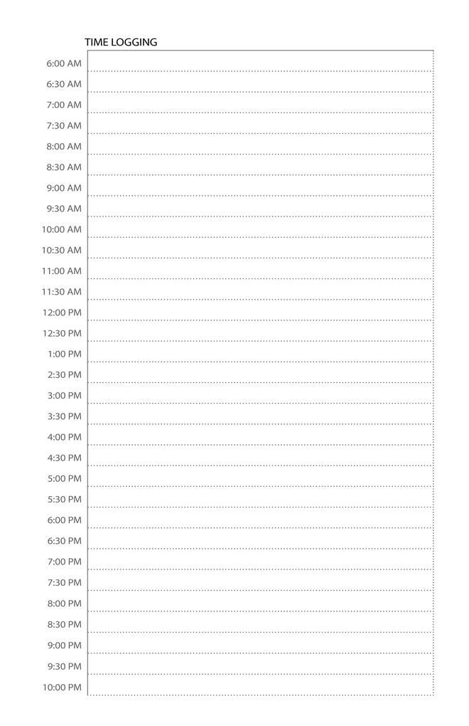 Classic Daily Time Logged right
