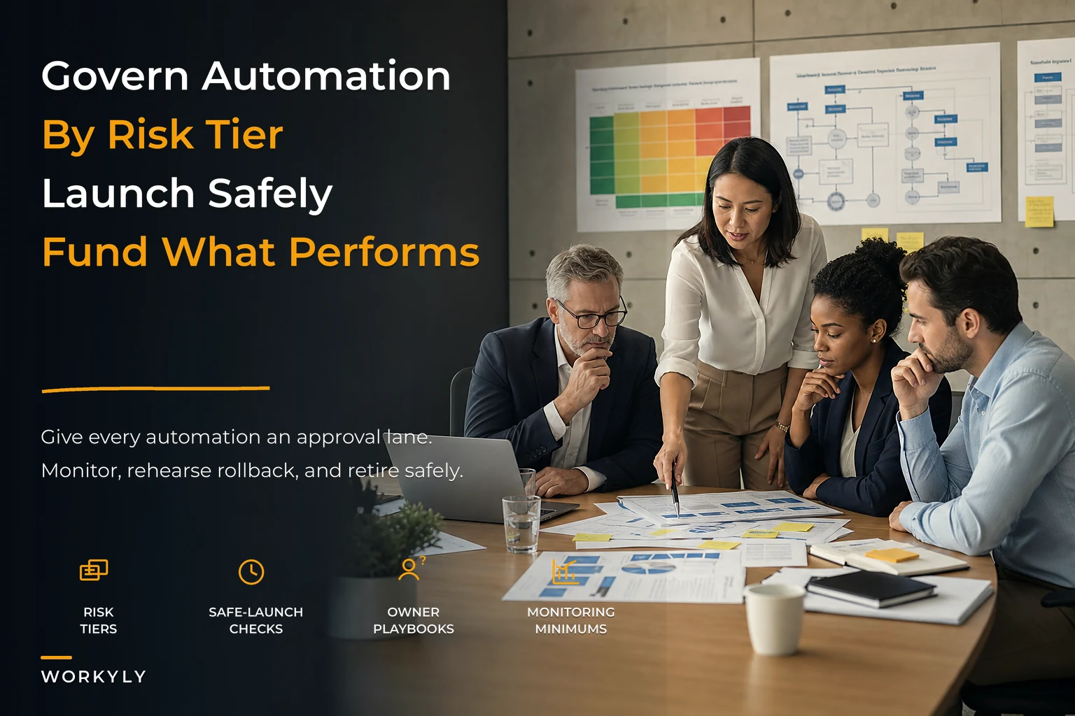 Automation and AI governance framework for non-engineering owners