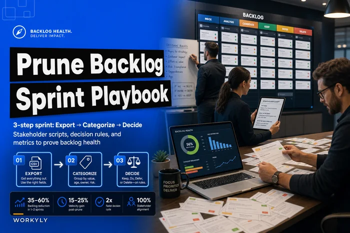 Backlog remediation sprint: a 3-step playbook to prune aging work with clear decision rules