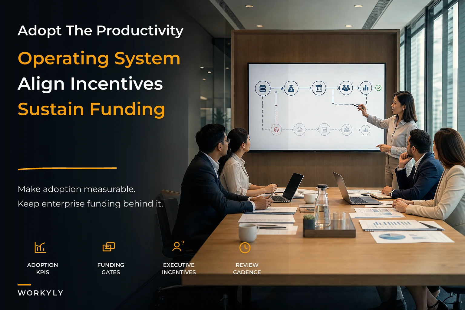 Enterprise adoption playbook for a productivity operating system