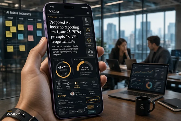 Preparing product teams for the proposed AI incident‑reporting law: an operational playbook