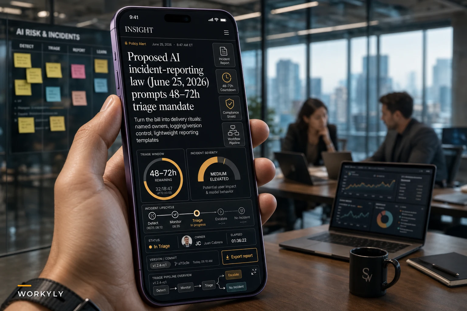 Preparing product teams for the proposed AI incident‑reporting law: an operational playbook