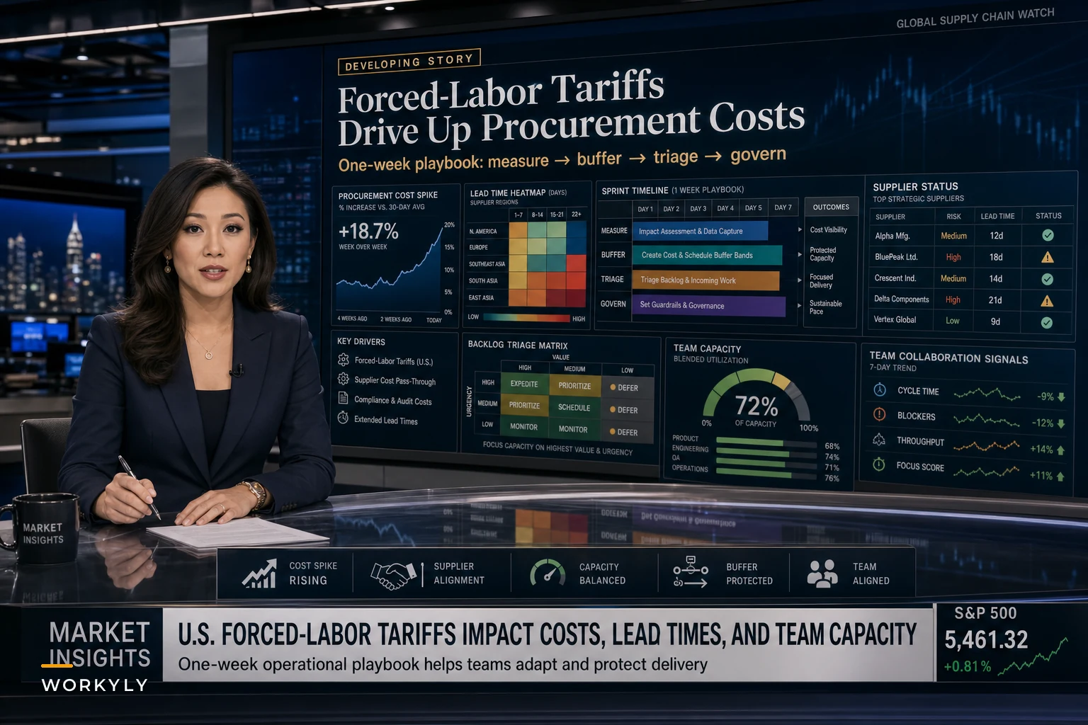 Rebalancing Team Capacity and Priorities After U.S. Forced-Labor Tariffs Raise Procurement Costs