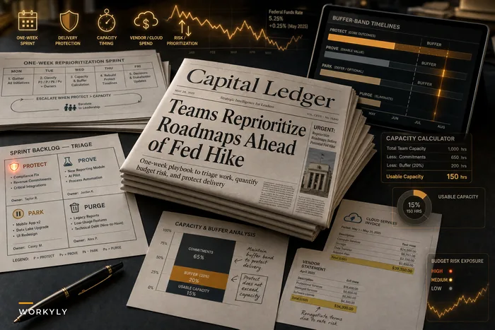 Reprioritize Roadmaps and Protect Delivery Ahead of a Potential Fed Rate Hike