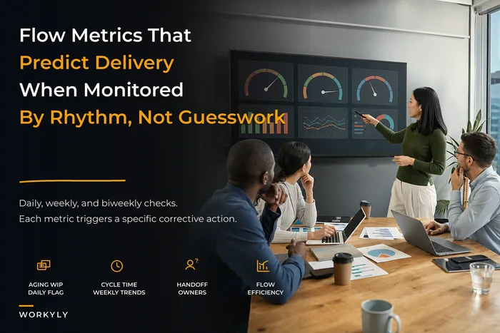 Team flow metrics that predict delivery — an instrumentation-to-action playbook