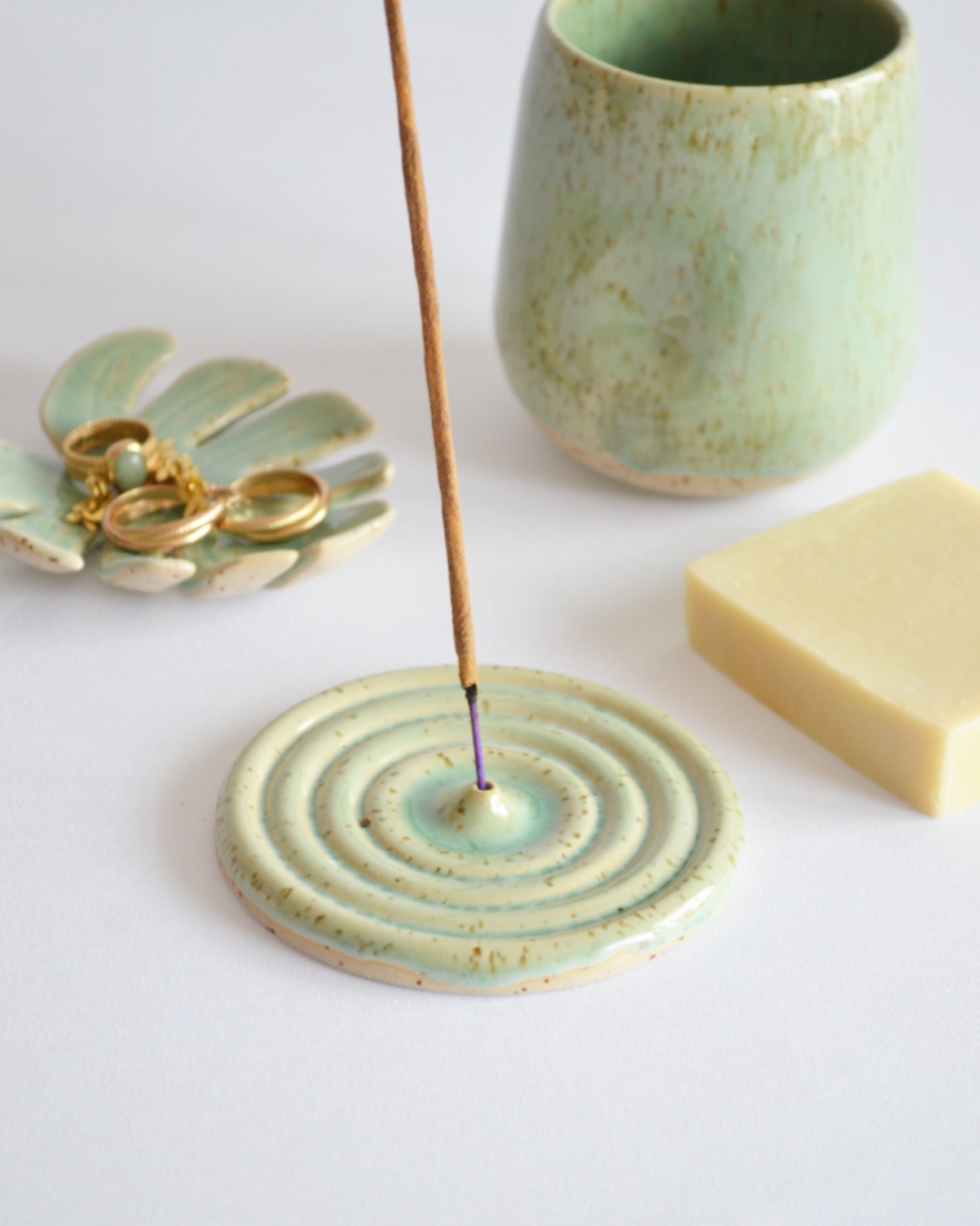 Wase Incense Holder in Reef