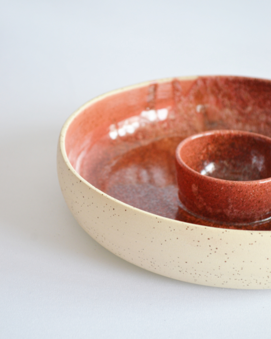 Dips Bowl in Coral