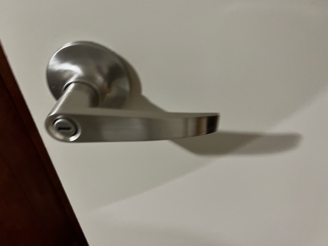 Lock Change in Hastings VIC: A Seamless Transformation by Unlock Master Locksmiths 3 Metallic privacy lever handle mounted on a door