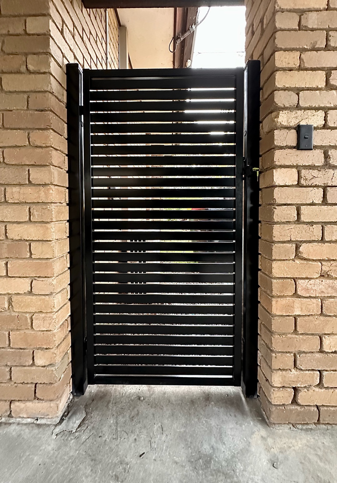 Pedestrian Gates With Slats Fencing in Bundoora