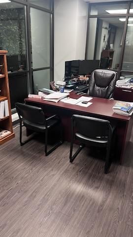 After Delta Janitorial's meticulous cleaning: A pristine office desk ready for business