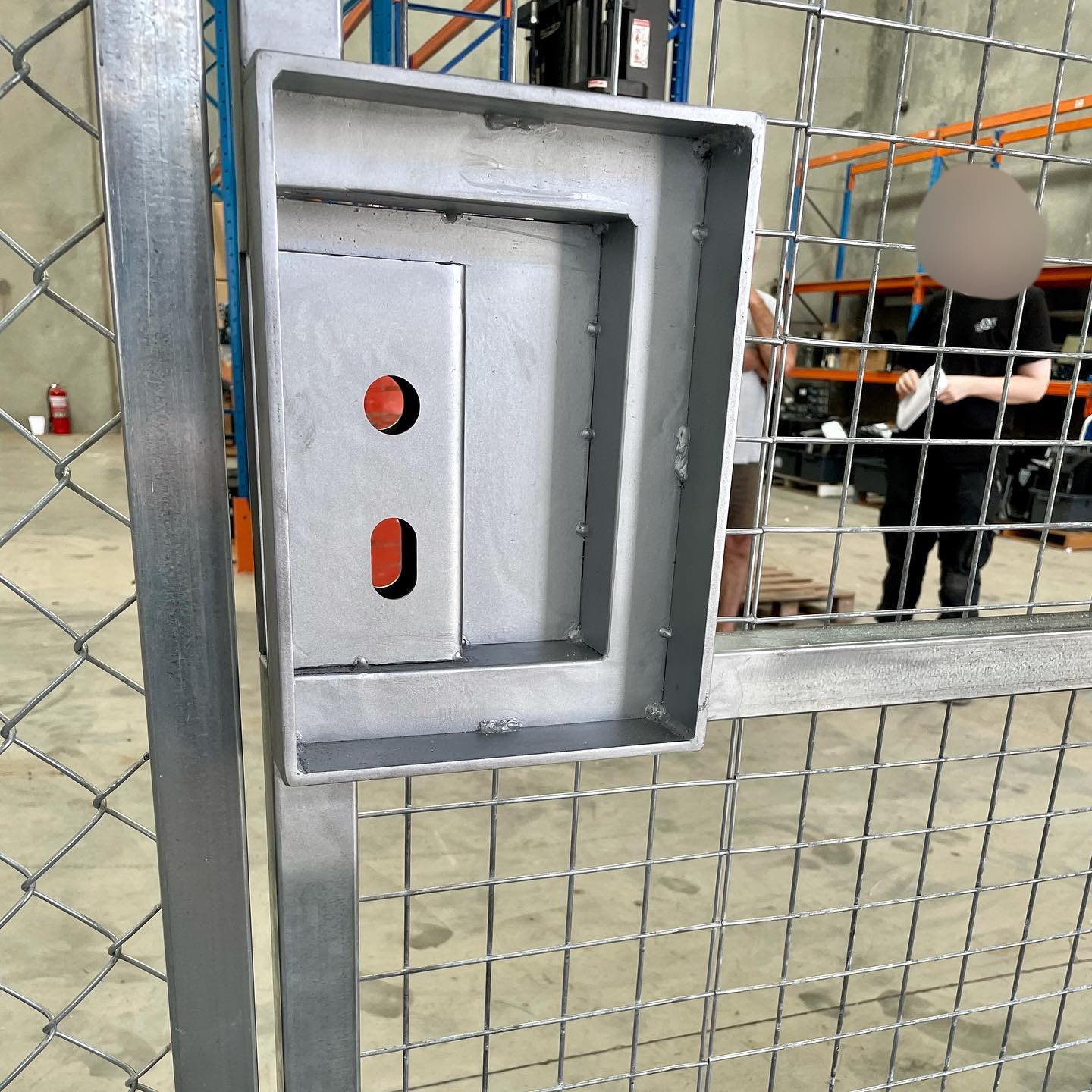 Custom security fencing installation