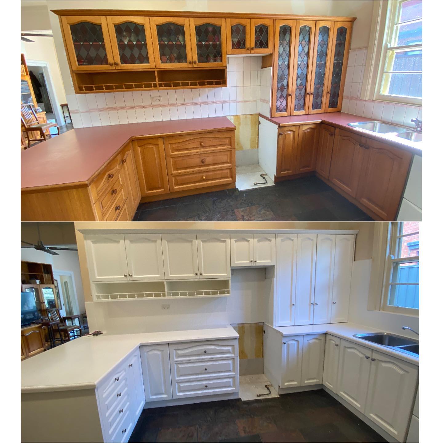 Before and After Kitchen Countertops
