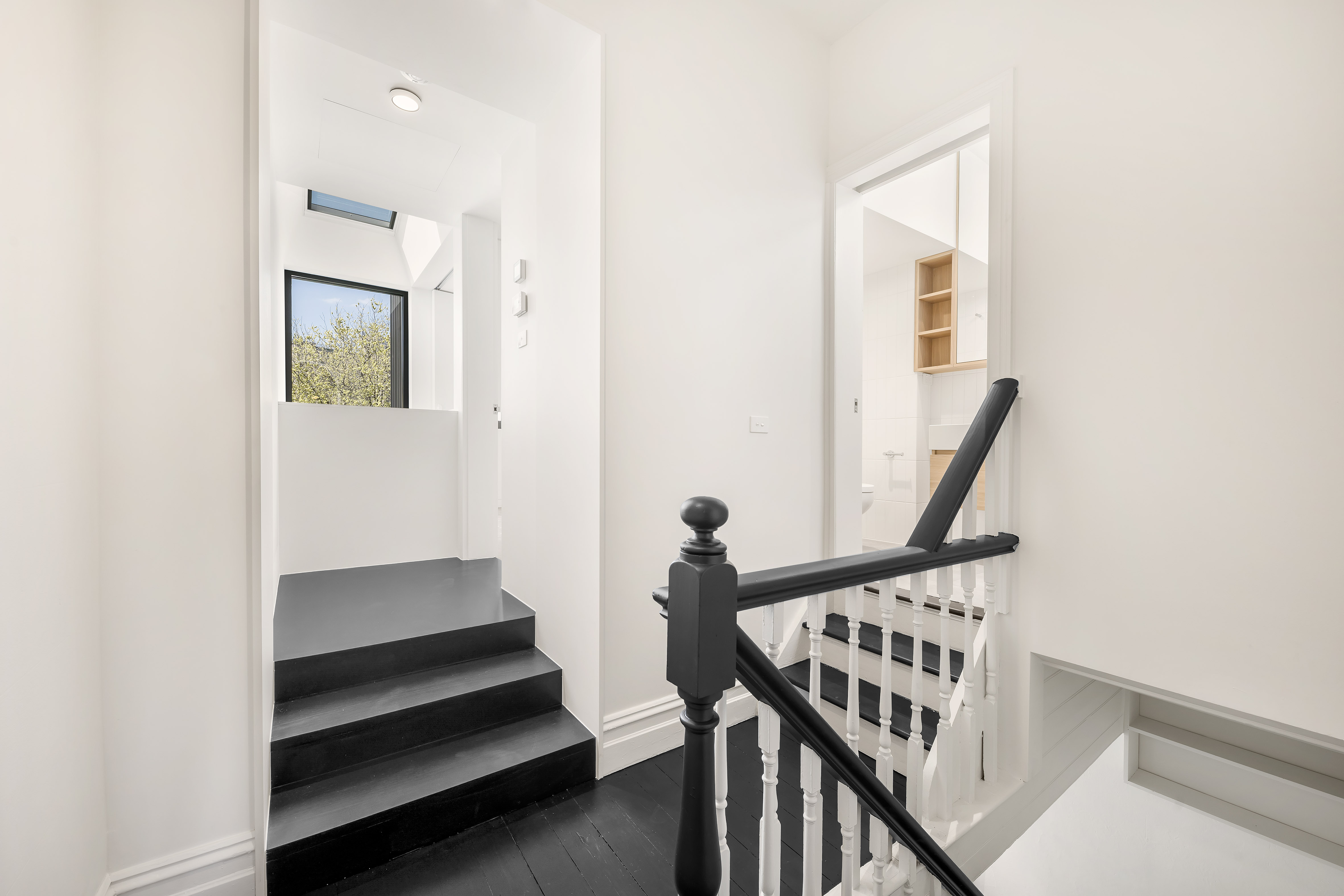 Interior staircase with modern design