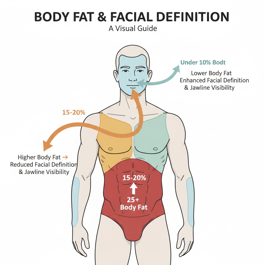 Strategic Weight Distribution: Where Fat Loss and Muscle Gain Actually Matter for Facial Structure