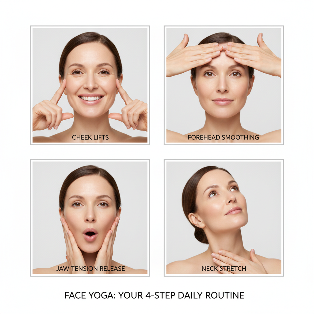 Face Yoga Sequences That Target Specific Problem Areas